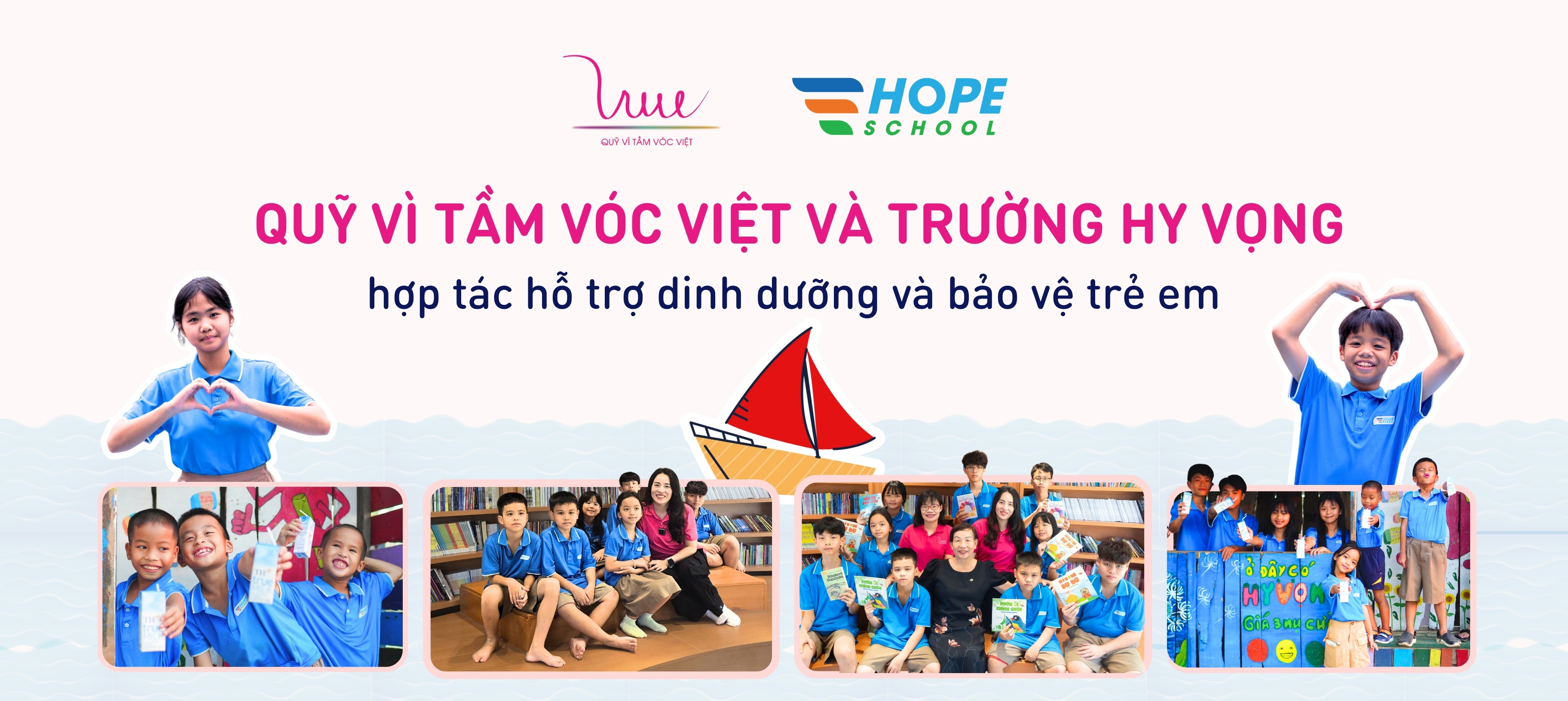 Quỹ Vì Tầm Vóc Việt chính thức phối hợp với Trường Tiểu học, THCS và THPT Hy Vọng triển khai các hoạt động hỗ trợ dinh dưỡng và bảo vệ trẻ em
